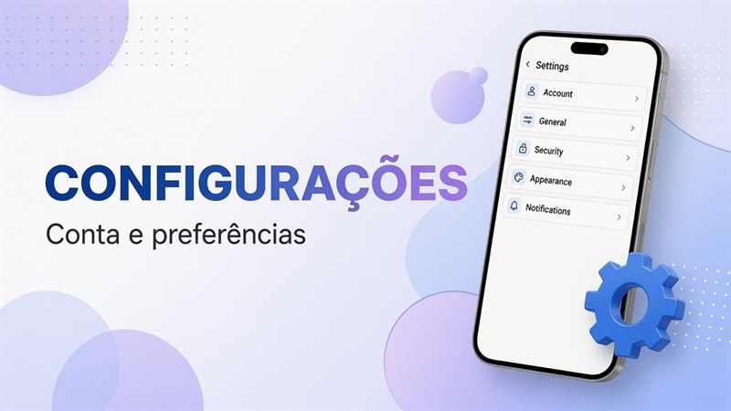 ConfiguraÃ§Ãµes e conta no DicaNote: o que cada seÃ§Ã£o faz