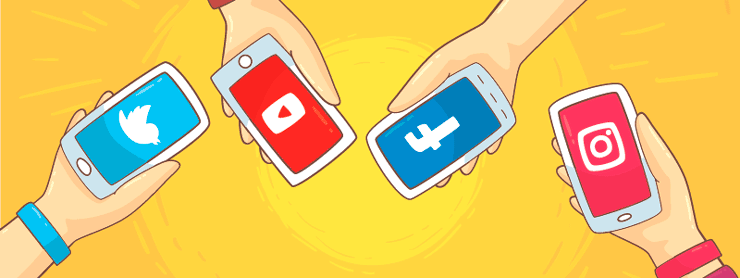 Redes sociais - passo 1
