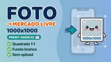 Redimensionar imagem Mercado Livre