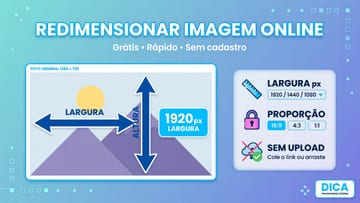 Como redimensionar imagem online grátis